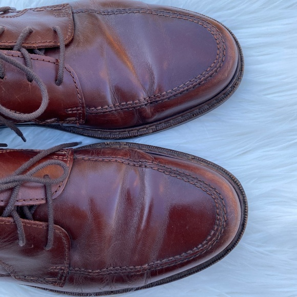 Ecco Lace Up Leather Brown Loafer Dress Shoe main image 8
